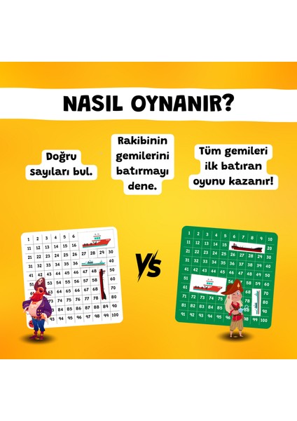 Sayı Korsanları – Basamak ve Sayılarla Strateji Oyunu
