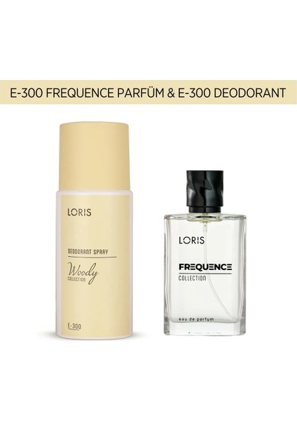E-300 Frequence Erkek Parfüm 50 ml & E-300 Erkek Deodorant 150 ml fiyatları