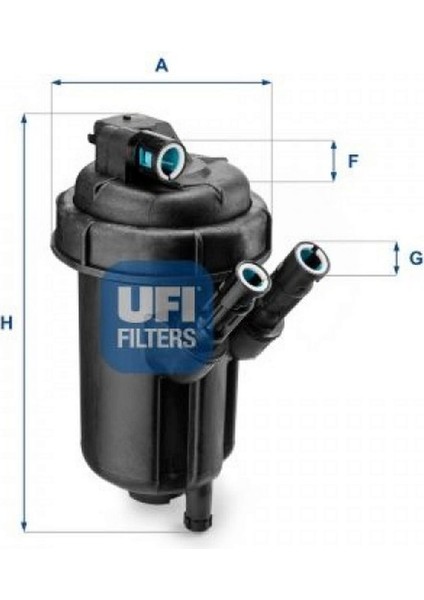 Yakit Filtresi [ Opel Astra H, Corsa C, Combo C (Z13DT) 2004-] ( Oem Montaj Ürün ) Dpmah