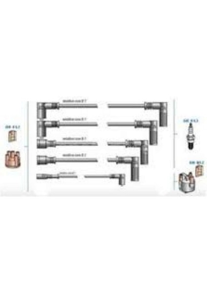 Buji Kablo Tk Tmpr 1.6 S-Sx-Sxa-Sxak-Tipo S-Sx-Sl Dpmah