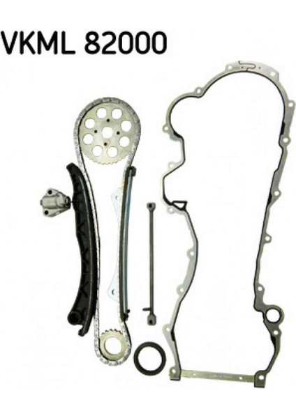 Eksantrik Zincir Seti Doblo-Fiorino-Linea-Grande PUNTO-500-ASTRA J-Corsa C-D-Combo 1.3dmtj-Cdti VKML82000 Dpmah