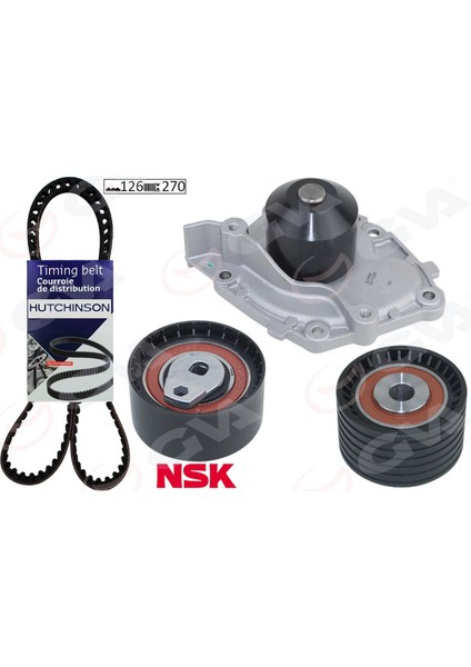 Devirdaimli Eksantrik Gergi Kiti 126X270 Laguna 2.0 16V F4R760 02-03 Megane 4/04 Dpmah