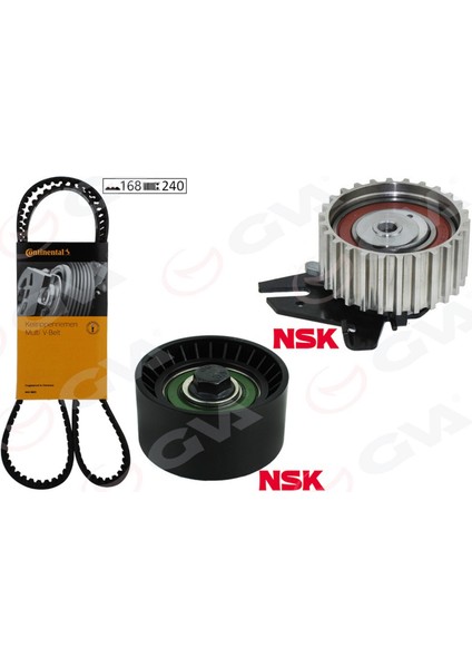 Eksantrik Gergi Kiti Punto-Stilo 1.8 16V 98 Alfa Romeo 145-146-156-SPIDER 1.8-2.0 16V K035429XS Dpmah