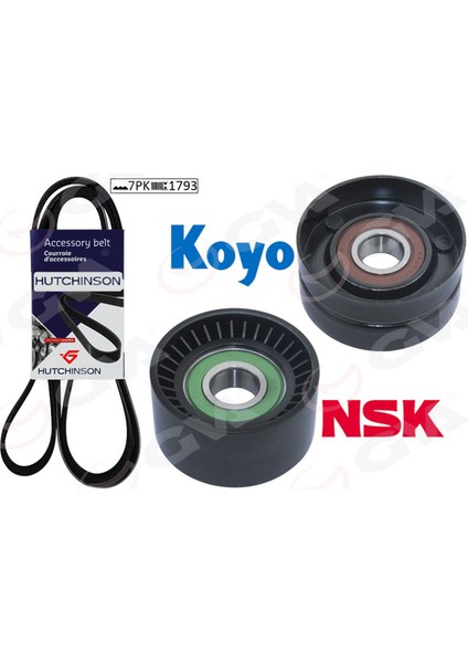 Alternatör Gergi Kiti Kütüksüz Master Ii 1.9-2.5 Dci 02 Laguna Ii 1.9 Dci-2.0 16V 02 K017PK1793 Dpmah