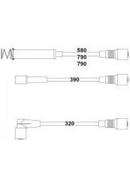 Buji Kablosu Vectra A 1.8i-2.0 Nz-Ne Dpmah