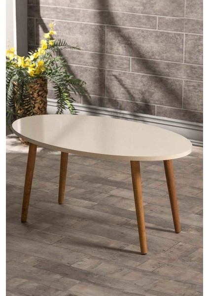 Ahşap Torna Elips Orta Sehpa fiyatları