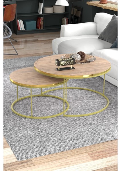 Orta Sehpa Ikili Lüx Specıal Gold Ceviz fiyatları