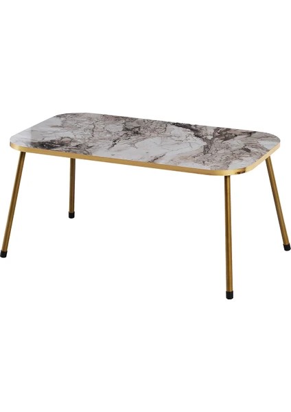 Orta Sehpa Kr Altın Metal Ayak Efes Altın