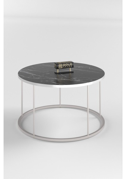 Orta Sehpa Terra Lüx Gümüş Bendir