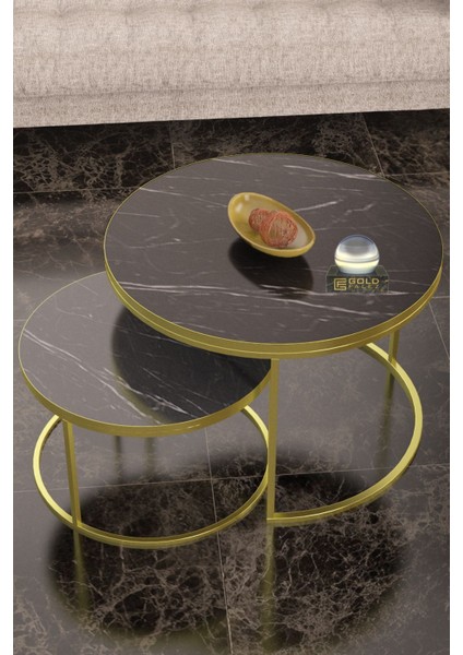 Orta Sehpa Ikili Lüx Specıal Gold Bendir