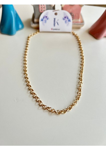 Unisex, Ince Gold Zincir Kolye - Minimal ve Şık Ipekish Tasarım fırsatları