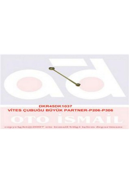 Vites Çubuğu Orjinal Tip Partner Dpmah