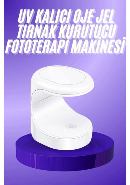 Seyehat Tipi Mini Oje Kurutucu Ultraviole Mor Işık Protez Tırnak Kurutucu
