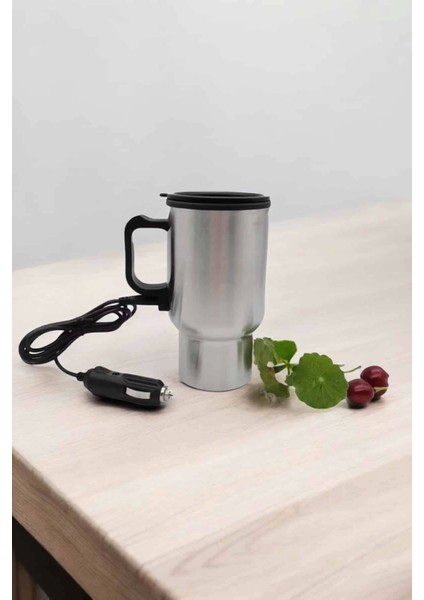 Araç Içi Çelik Su Isıtıcı Termos Bardak Çakmak Girişli Kupa Görünümlü modelleri