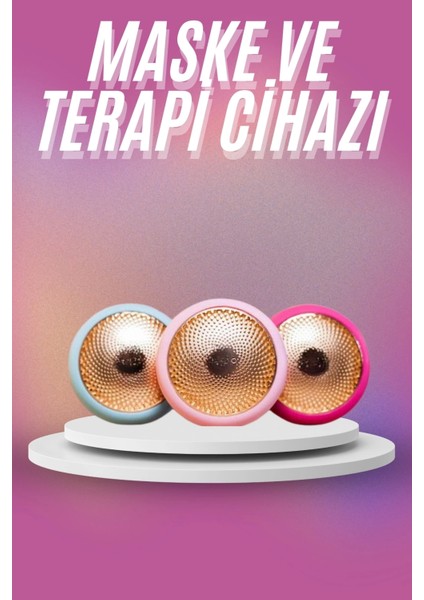 Mini Maske ve Işık Terapi Cihazı LED Akıllı Maske Hassas Ciltlere Özel