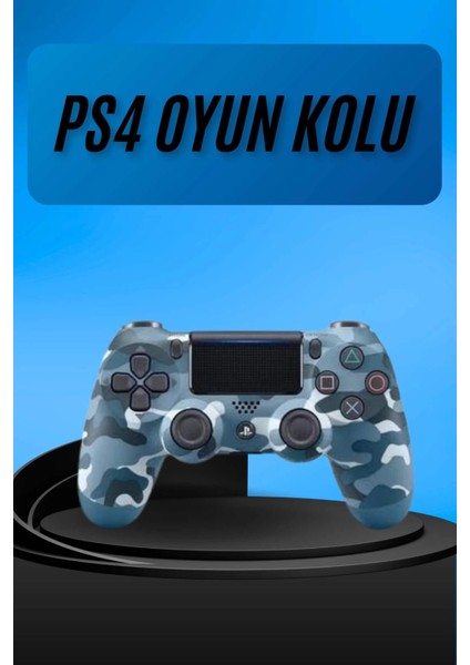 Ps4 Joystick Oyun Kolu Titreşimli Uzun Pil Ömrü USB Şarj Kablolu