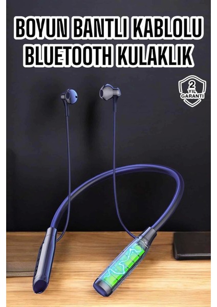 Yeni Nesil Bluetooth Kulaklık Kablolu Kulak Içi Dijital Göstergeli