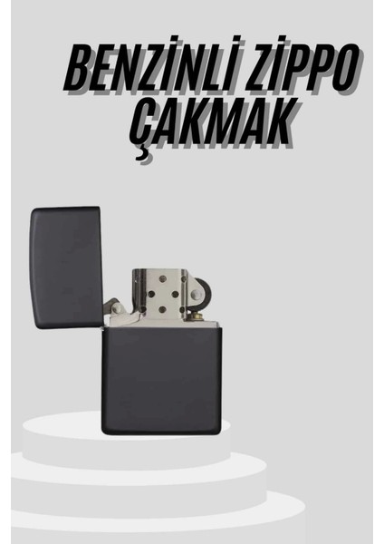 Çakmak Parlak Siyah Doldurulabilir Hedyelik Eşya