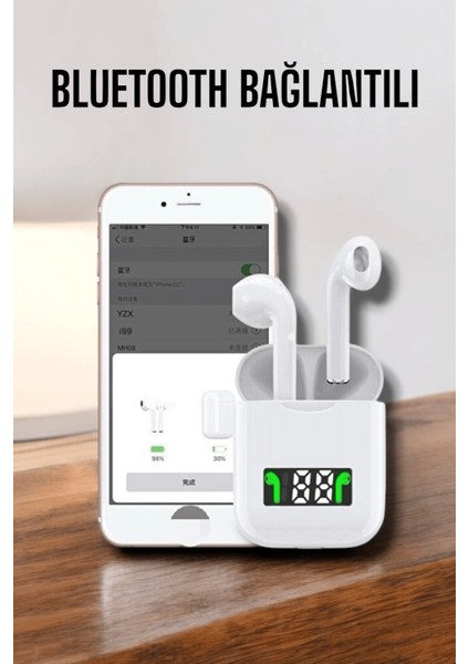 Suya Dayanıklı, Android ve Ios Uyumlu Bluetooth 5.0 Kulaklık