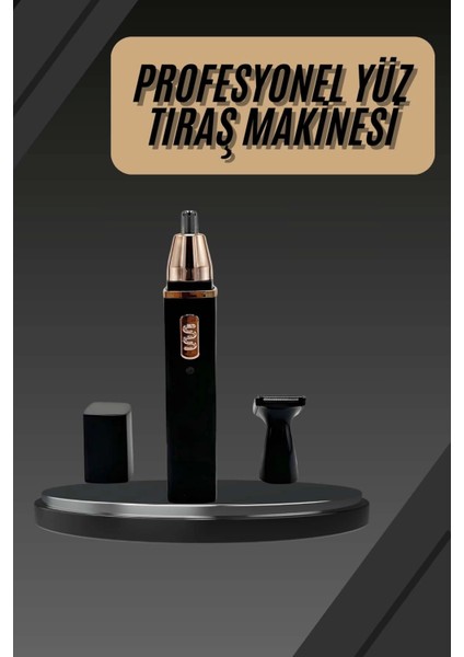 Burun Kulak Kıl Tüy Temizleme ve Tıraş Makinesi Mini Paslanmaz Çelik