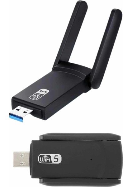 Mbps Wifi Alıcı Kablosuz Wifi Adaptörü Çift Band Çift Antenli
