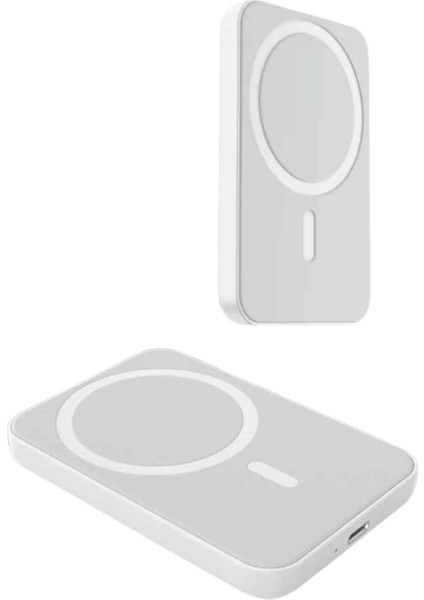 Magsafe Battery Pack Powerbank Kablosuz Şarj 5.000 Mah