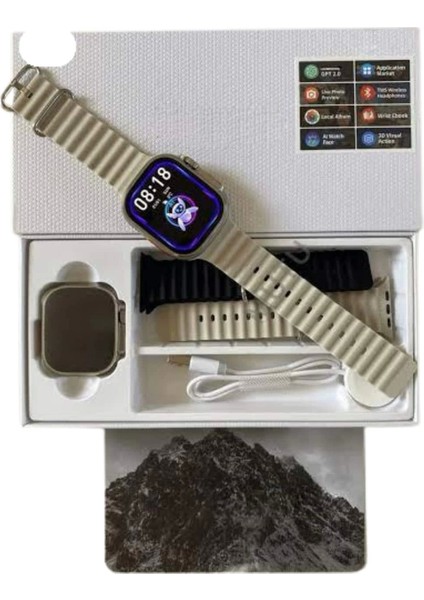 Akıllı Saat Çok Fonksiyonlu Unısex Sosyal Medya Girişli Bluetooth Bağlantılı fırsatları