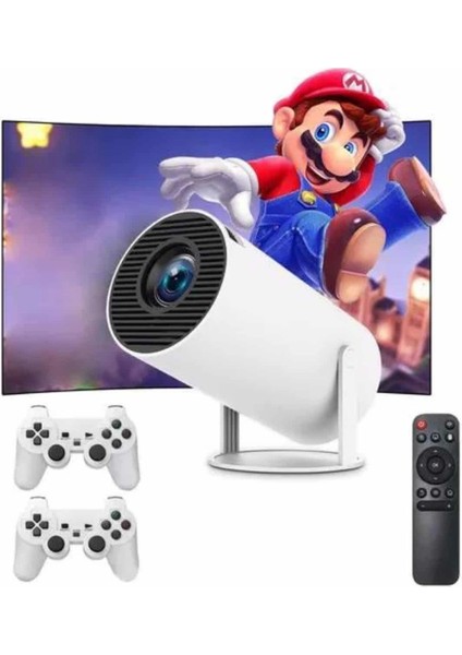 Taşınabilir Android Projeksiyon Ayaklı Çift Kollu 4K Çözünürlüklü Sinema Projeksiyonu