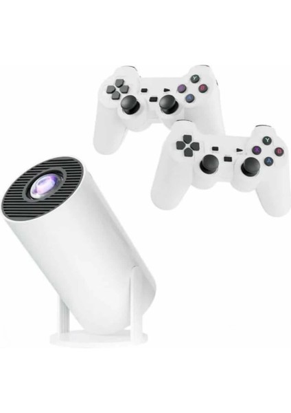 Taşınabilir Android Projeksiyon Ayaklı Çift Kollu 4K Çözünürlüklü Sinema Projeksiyonu