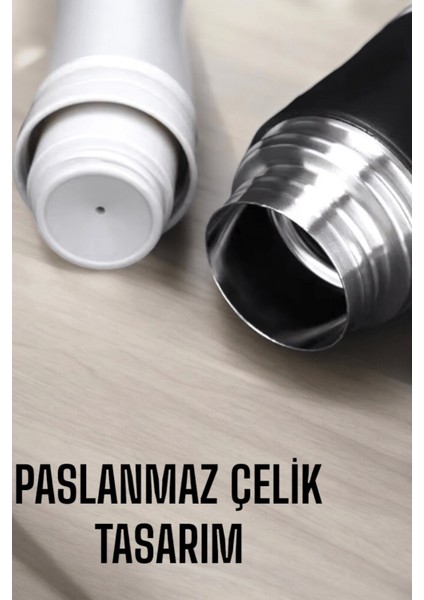 Şık ve Dayanıklı 3 Bardaklı Termos Seti Uzun Süre Isı Koruma Özellikli