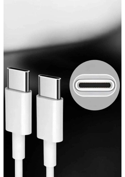 Ios Uyumlu Type-C Girişli Hızlı Şarj 15/15 Pro Max Adaptör ve Kablosu