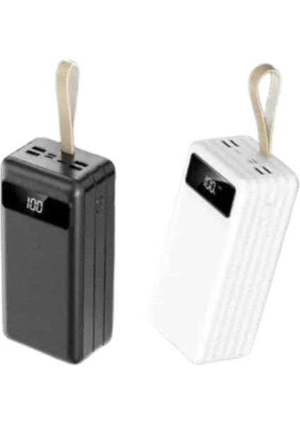 Hızlı Şarj 4 Çıkışlı Powerbank 60.000 Mah Taşınabilir Dijital Göstergeli