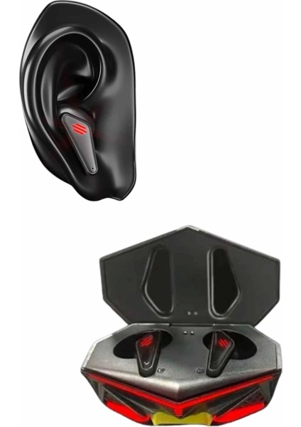 Bluetooth Kulaklık Hd Ses Kaliteli Işıklı Metal Kasa Ios Android Uyumlu Mikrofonlu