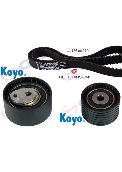 Eksantrik Gergi Kiti 126X270 Laguna 2.0 16V F4R760 02-03 Megane 4/04 K025550XS Dpmah