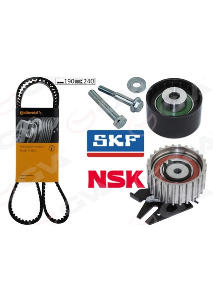 Eksantrik Gergi Kiti 190X240 Brava 96-01 -Bravo 96 Doblo 01 Marea 99-02 -Idea 04 1.9jtd K055500XS Dpmah