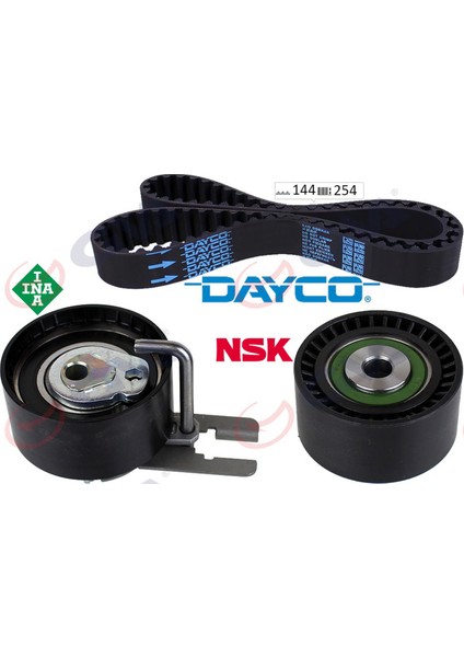 Eksantrik Gergi Kiti 144X254 P206-207-307-BIPPER-C2-C3-NEMO 1.4hdi-Fiesta V-1.4tdci 02- K015587XS Dpmah