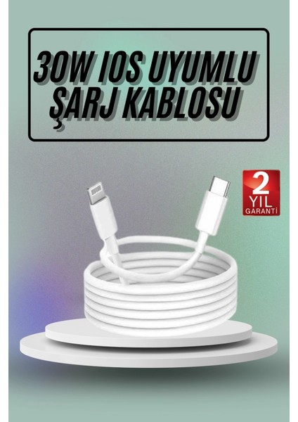 Ios Uyumlu 8 x Xs Xr 11 12 13 14/pro Max Mini Plus Şarj Kablosu