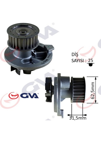 Devirdaim Vectra B-A-Astra G 02-05 -Astra H 04 -Omega B-Zafira-Captiva-Lacetti 2.0 X20XEV Dpmah
