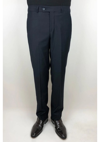 Fistan Store Erkek Yüksek Bel Italyan Kesim Slim Fit Yandan Cep Dar Paça Kumaş Pantolon