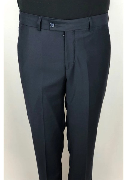 Fistan Store Erkek Yüksek Bel Italyan Kesim Slim Fit Yandan Cep Dar Paça Kumaş Pantolon