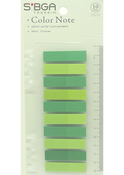 Şeffaf Renkli Postit Post-It Post It. Kitap Ayracı Ayraç Postit Sticker Not Kağıdı 200 Yaprak