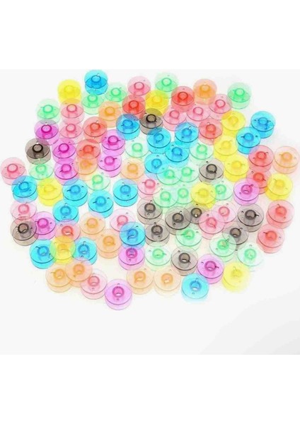 Ev Tipi Aile Dikiş Makinası Renkli Plastik Masura 50 Adet fiyatları