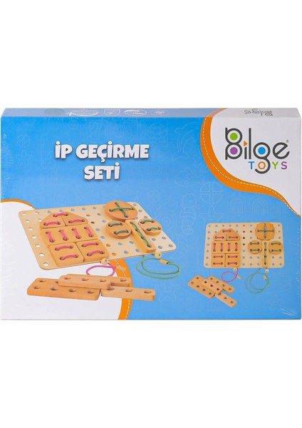 BLG-111 Ahşap Ip Geçirme Oyun Seti