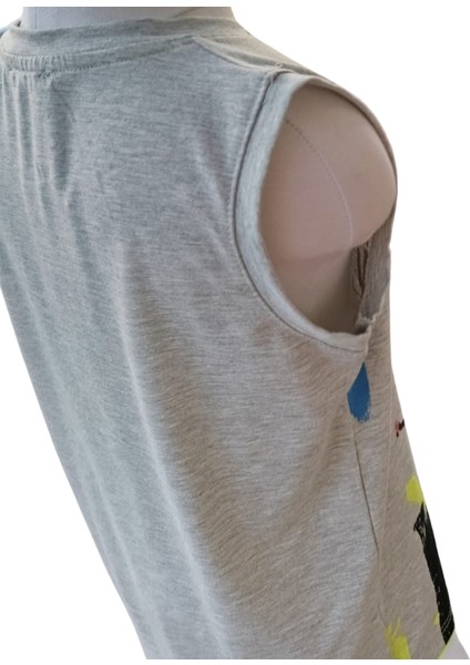 Erkek Çocuk Dijital Baskılı Atlet T-Shirt indirimleri