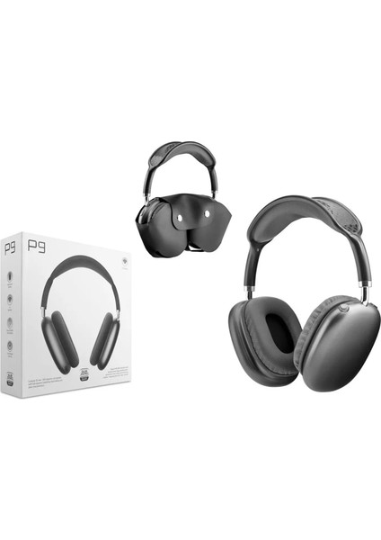 SW91 P9 Air Pro Max Bluetooth Kulaklık | Kablosuz 5.0, Gürültü Engelleme, Mikrofonlu, Renkli Kılıf
