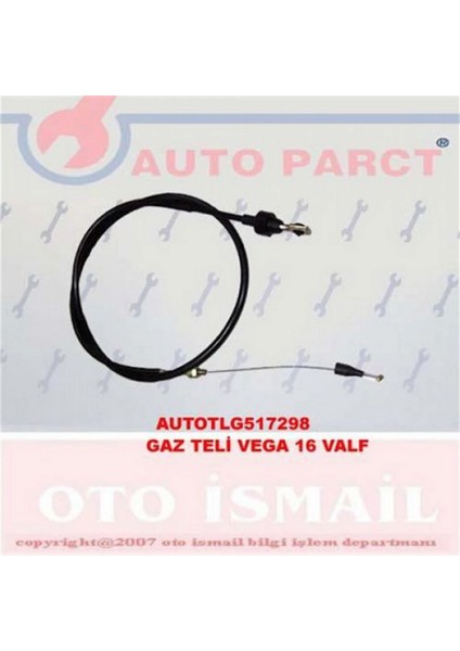 Gaz Teli Vega 16 Valf Dpmah