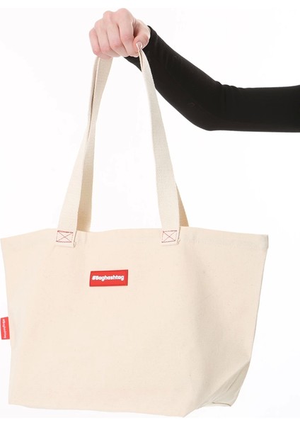 Baghashtag Kanvas Tote Çanta