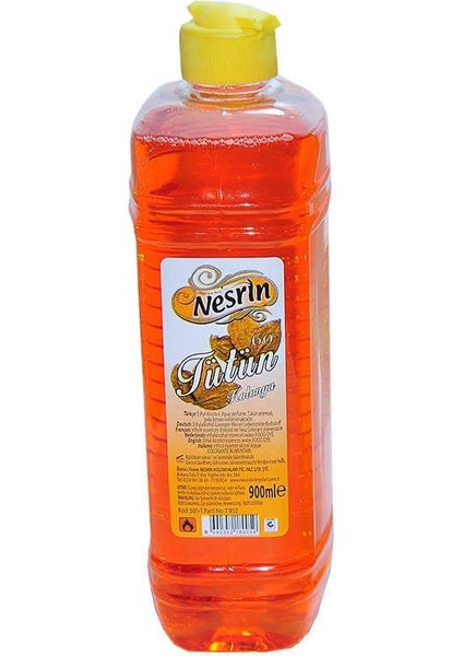 Tütün Kolonyası 60 Derece Pet Şişe 900 ml Yeni!!!