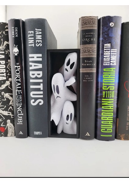 Sevimli Hayalet Kitap Tutucu 18CM Dekoratif Kitap Desteği