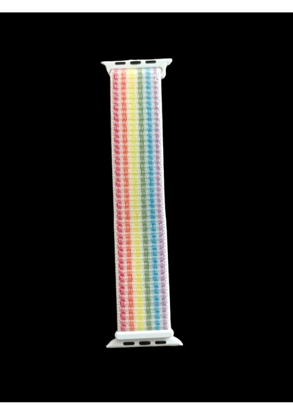 Apple Watch Cırtlı Bant Kordon (38 Mm/ 40 mm / 41 mm /se / Uyumlu) gökkuşağı fiyatları